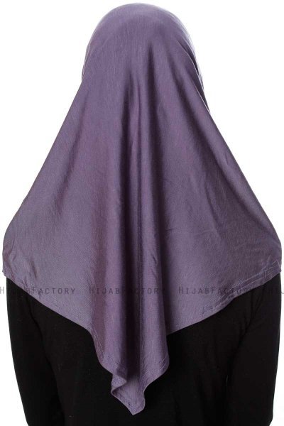 Ava - Hijab Al Amira Violet One-Piece - Ecardin