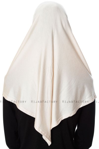 Ava - Hijab Al Amira Beige Clair One-Piece - Ecardin