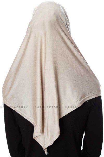 Ava - Hijab Al Amira Taupe Clair One-Piece - Ecardin