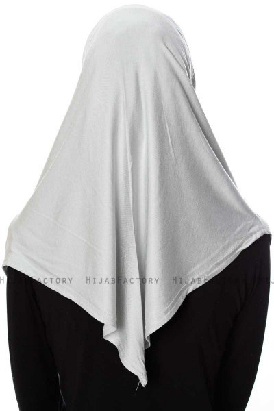 Ava - Hijab Al Amira Gris Clair One-Piece - Ecardin