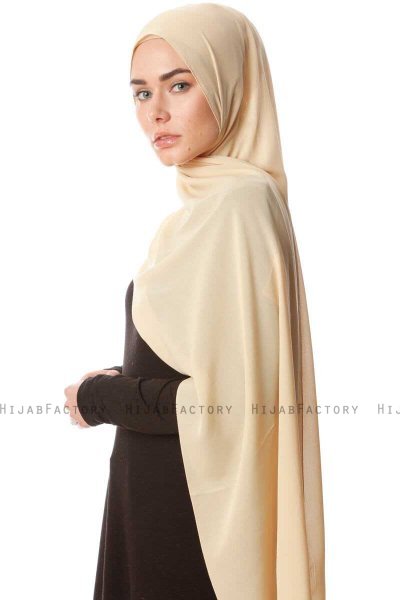 Ayla - Hijab Chiffon Beige