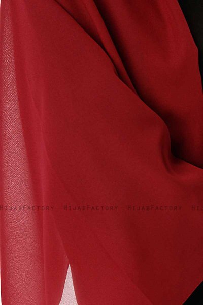 Ayla - Hijab Chiffon Bordeaux