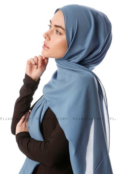 Ayla - Hijab Chiffon Indigo