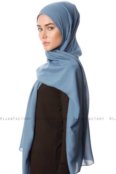 Ayla - Hijab Chiffon Indigo