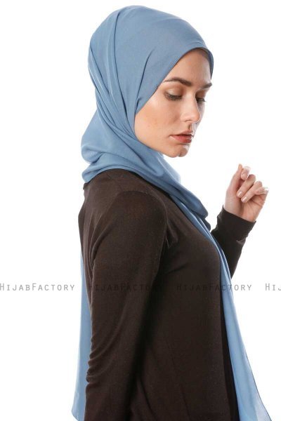 Ayla - Hijab Chiffon Indigo