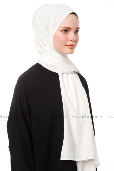 Aylin - Hijab Medine Silk Crème - Gülsoy