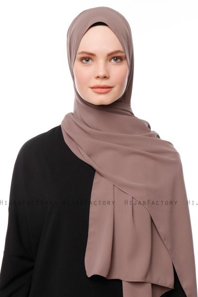 Aylin - Hijab Medine Silk Taupe - Gülsoy