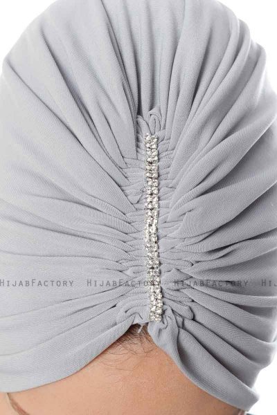 Aynur - Turban Gris Clair
