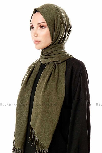 Aysel - Hijab Pashmina Kaki - Gülsoy