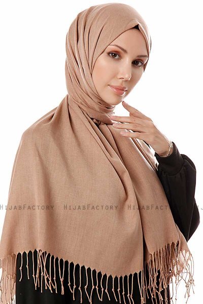 Aysel - Hijab Pashmina Latte - Gülsoy