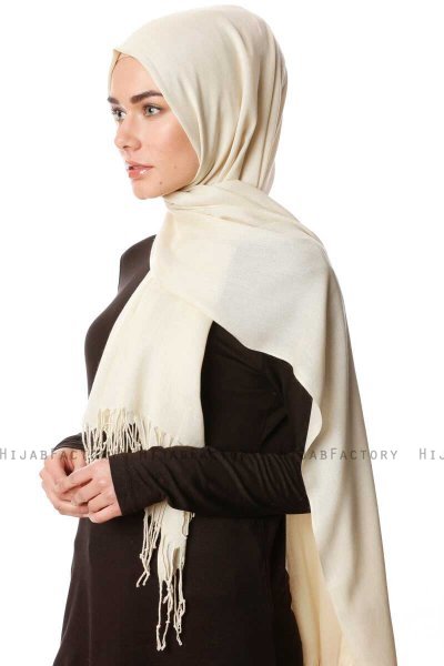 Aysel - Hijab Pashmina Beige Clair - Gülsoy