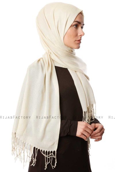 Aysel - Hijab Pashmina Beige Clair - Gülsoy