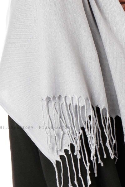 Aysel - Hijab Pashmina Gris Clair - Gülsoy