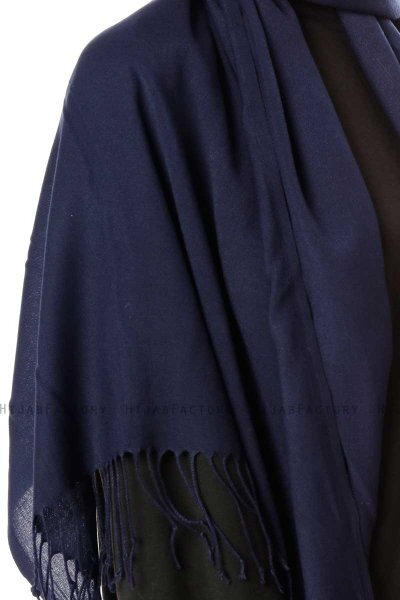 Aysel - Hijab Pashmina Bleu Marin - Gülsoy