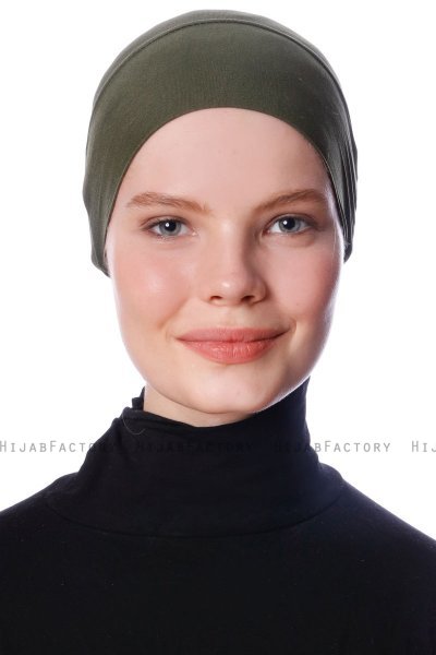 Azra - Bonnet Parizien Kaki - Ecardin