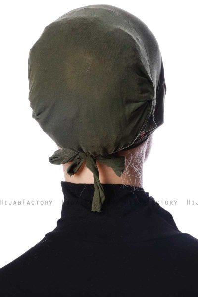 Azra - Bonnet Parizien Kaki - Ecardin