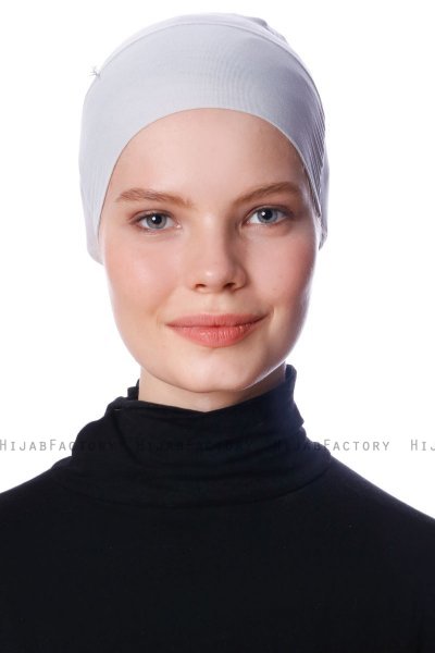 Azra - Bonnet Parizien Gris Clair - Ecardin