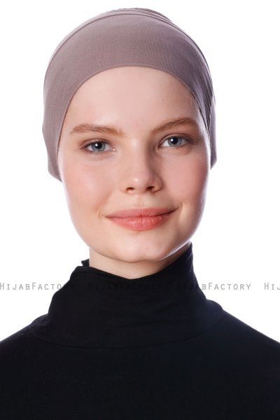 Azra - Bonnet Parizien Taupe Foncé - Ecardin