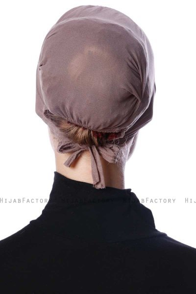 Azra - Bonnet Parizien Taupe Foncé - Ecardin