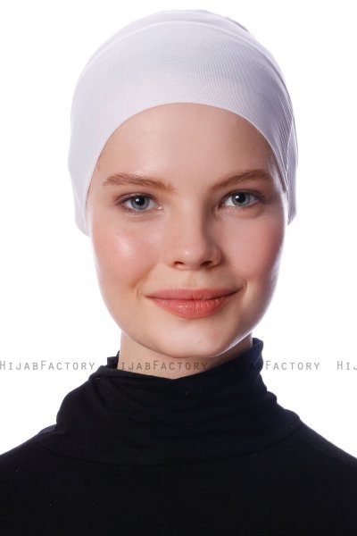 Azra - Bonnet Parizien Blanc - Ecardin