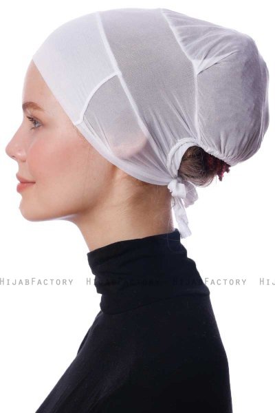 Azra - Bonnet Parizien Blanc - Ecardin