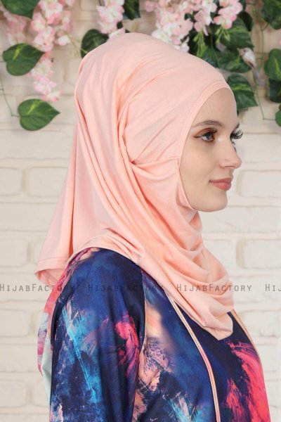 Wilda - Hijab En Coton Vieux Rose