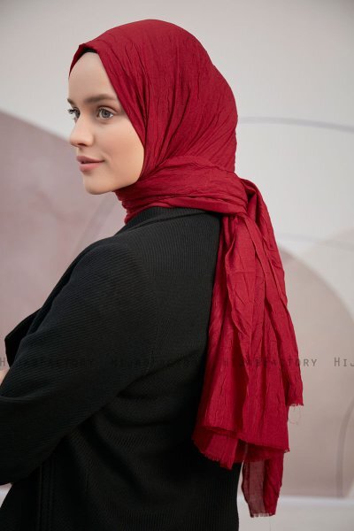 Ceyda - Hijab Bamboo Crash Bordeaux