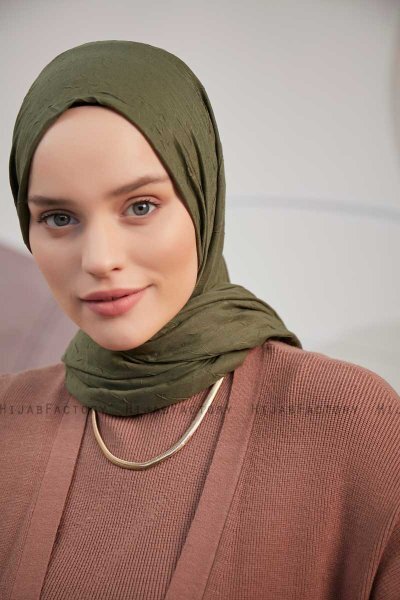 Serap - Hijab Bamboo Crash Kaki