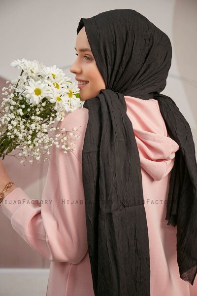 Serap - Hijab Bamboo Crash Noir