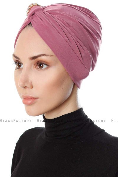 Bahar - Turban Rose Foncé
