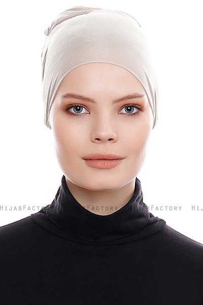 Belgin - Bonnet XXL Parizien Taupe Clair - Ecardin