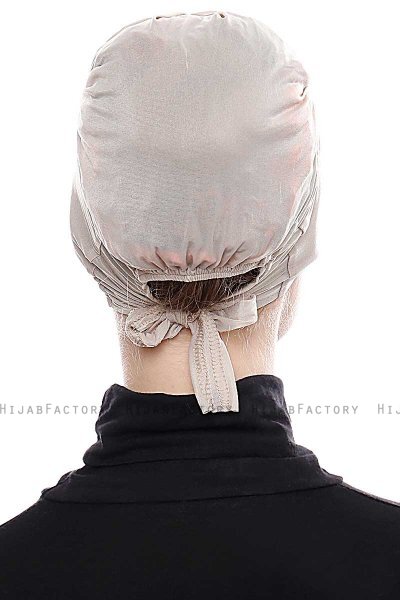 Belgin - Bonnet XXL Parizien Taupe Clair - Ecardin