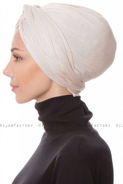 Belinay Beige Turban Ecardin 201811c