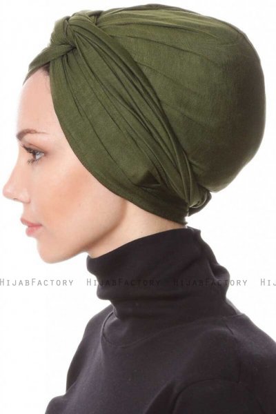 Belinay Khaki Turban Ecardin 201826b