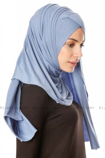 Betul - Hijab 1X Jersey Indigo - Ecardin