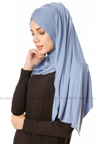 Betul - Hijab 1X Jersey Indigo - Ecardin
