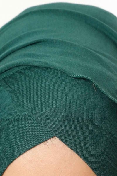 Betul - Hijab 1X Jersey Vert Foncé - Ecardin