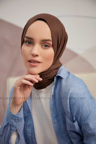 Ceyda - Hijab Cazz Marron