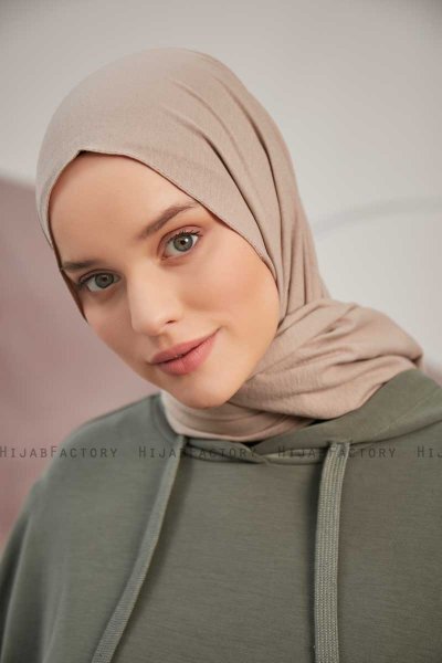 Ceyda - Hijab Cazz Taupe Foncé