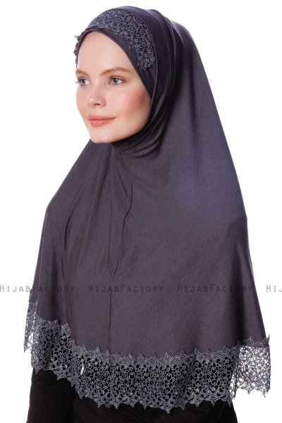 Ceylan - Hijab 2-Piece Al Amira Gris Foncé