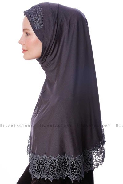 Ceylan - Hijab 2-Piece Al Amira Gris Foncé