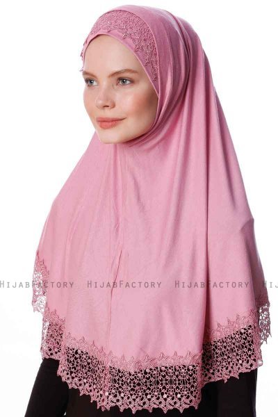Ceylan - Hijab 2-Piece Al Amira Rose Foncé
