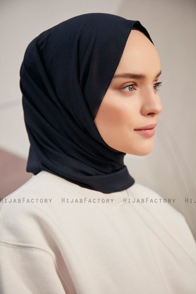 Silky Plain - Hijab Bleu Marin