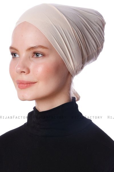 Defne - Bonnet Parizien Beige - Ecardin