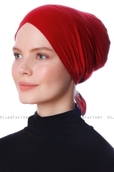 Defne - Bonnet Parizien Bordeaux - Ecardin