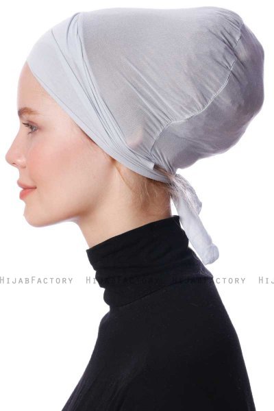 Defne - Bonnet Parizien Gris Clair - Ecardin