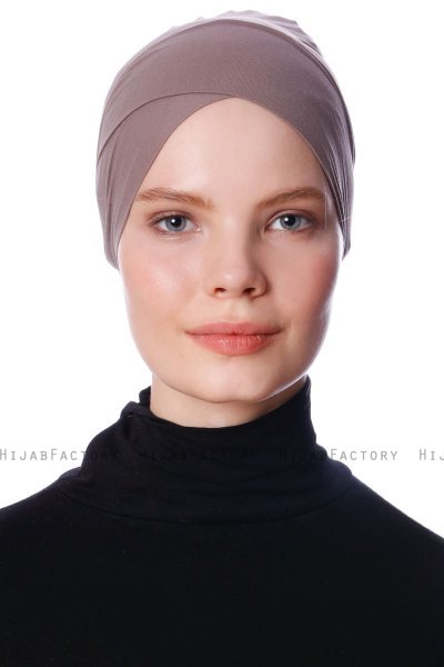 Defne - Bonnet Parizien Taupe Foncé - Ecardin