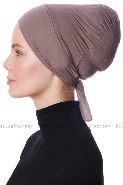 Defne - Bonnet Parizien Taupe Foncé - Ecardin