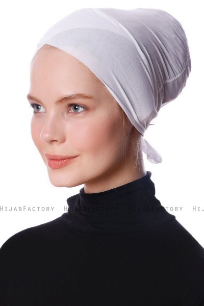 Defne - Bonnet Parizien Blanc - Ecardin