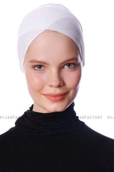 Defne - Bonnet Parizien Blanc - Ecardin